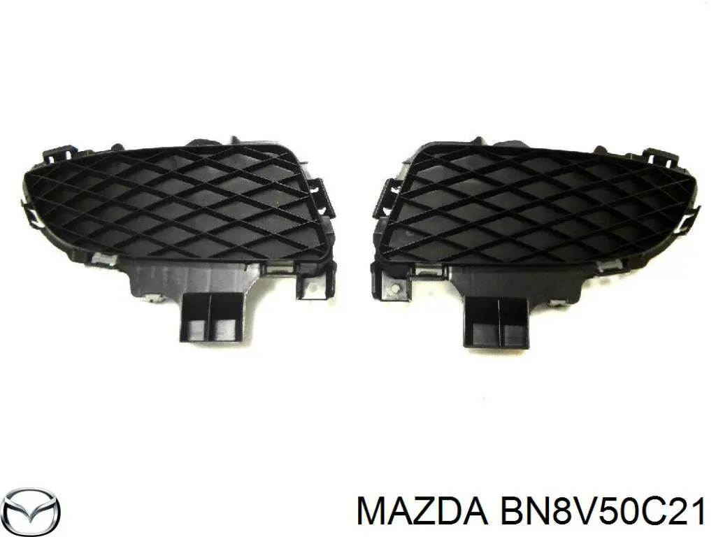 Tampão (grelha) das luzes de nevoeiro do pára-choque dianteiro esquerdo Mazda BN8V50C21 preço, a partir de 8,58 USD