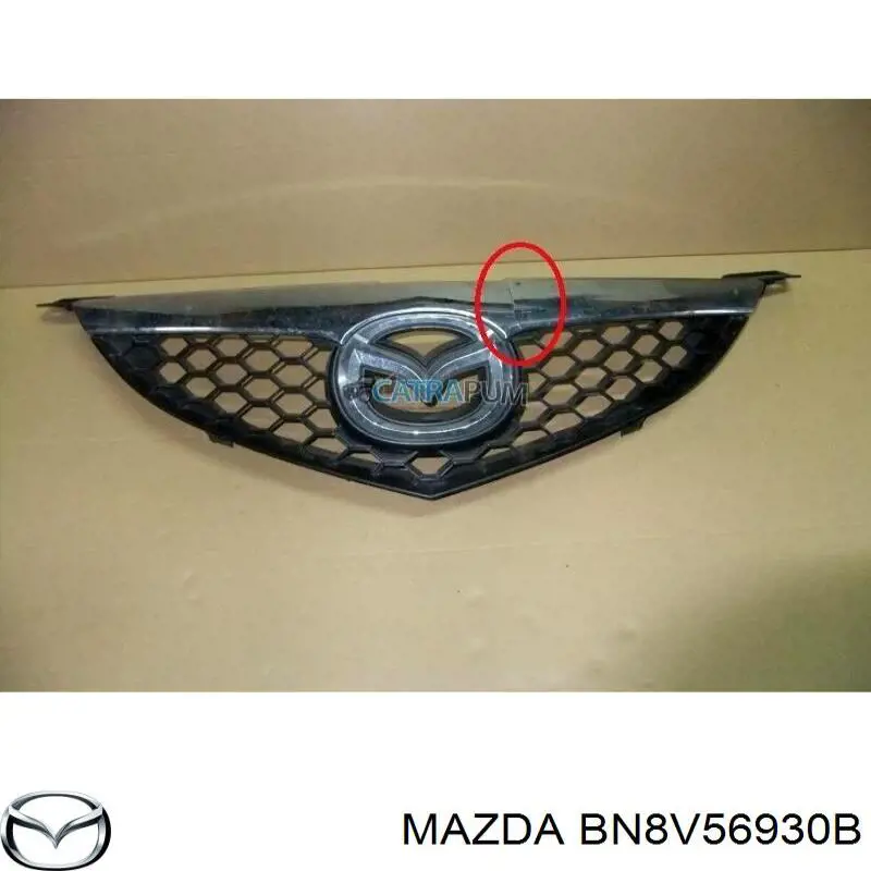 BN8V56930B Mazda Amortecedor de tampa de porta-malas (de 3ª/5ª porta traseira)