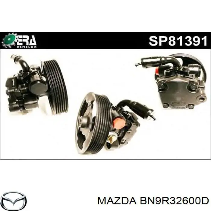 BN9R32600D Mazda Bomba da Direção hidrâulica assistida