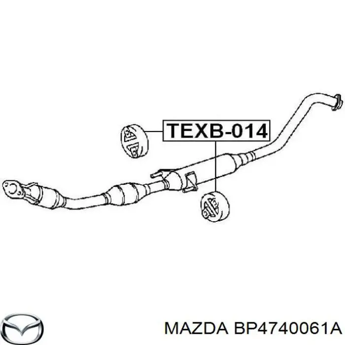 Coxim de fixação do silenciador Mazda BP4740061A preço, a partir de 4,70 USD