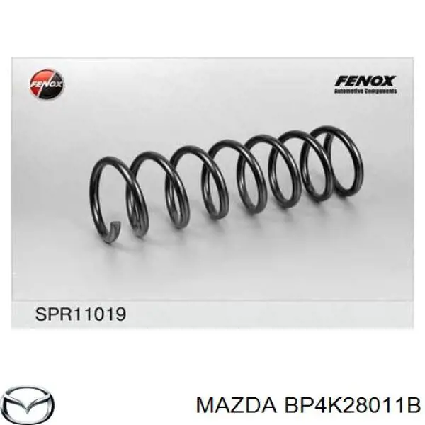 BP4K28011B Mazda Mola traseira