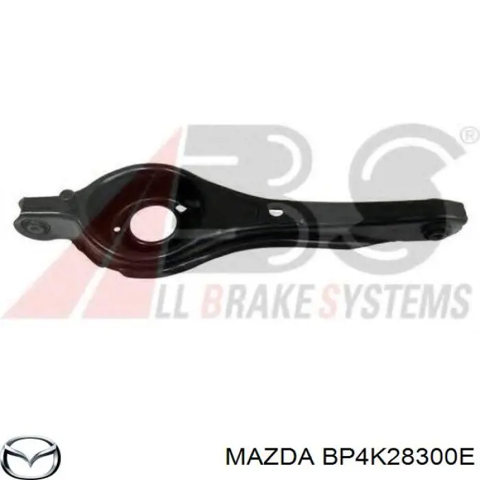 BP4K28300E Mazda Braço oscilante inferior esquerdo de suspensão traseira/direita