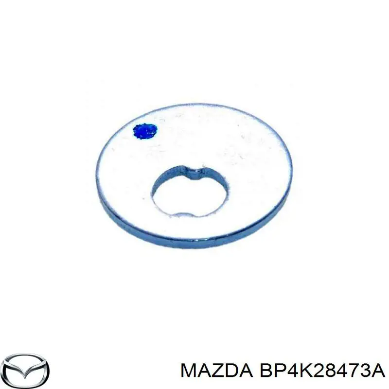 Compre BP4K28473A Mazda Arruela de parafuso de fixação do braço oscilante inferior traseiro interno