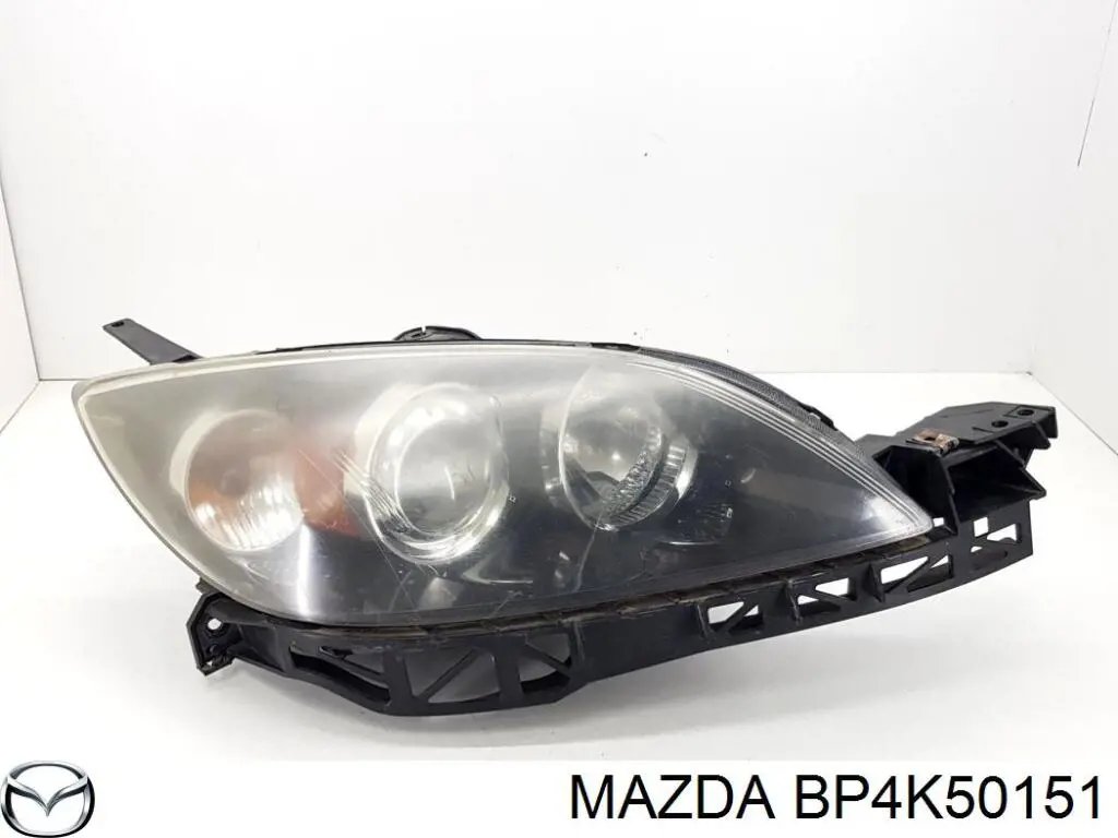 BP4K50151 Mazda Guia do pára-choque dianteiro direito