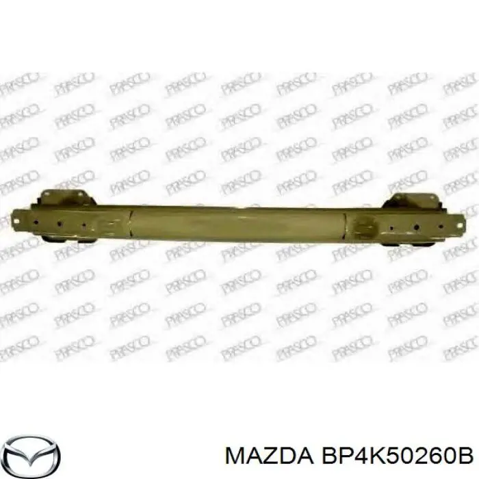 BP4K50260B Mazda Reforçador do pára-choque traseiro