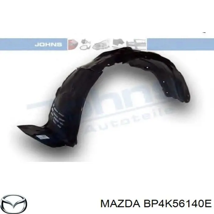 Guarda-barras esquerdo do pára-lama dianteiro Mazda BP4K56140E preço, a partir de 20,09 USD