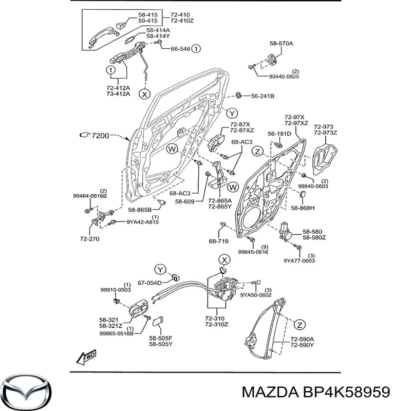 BP4K58959 Mazda 