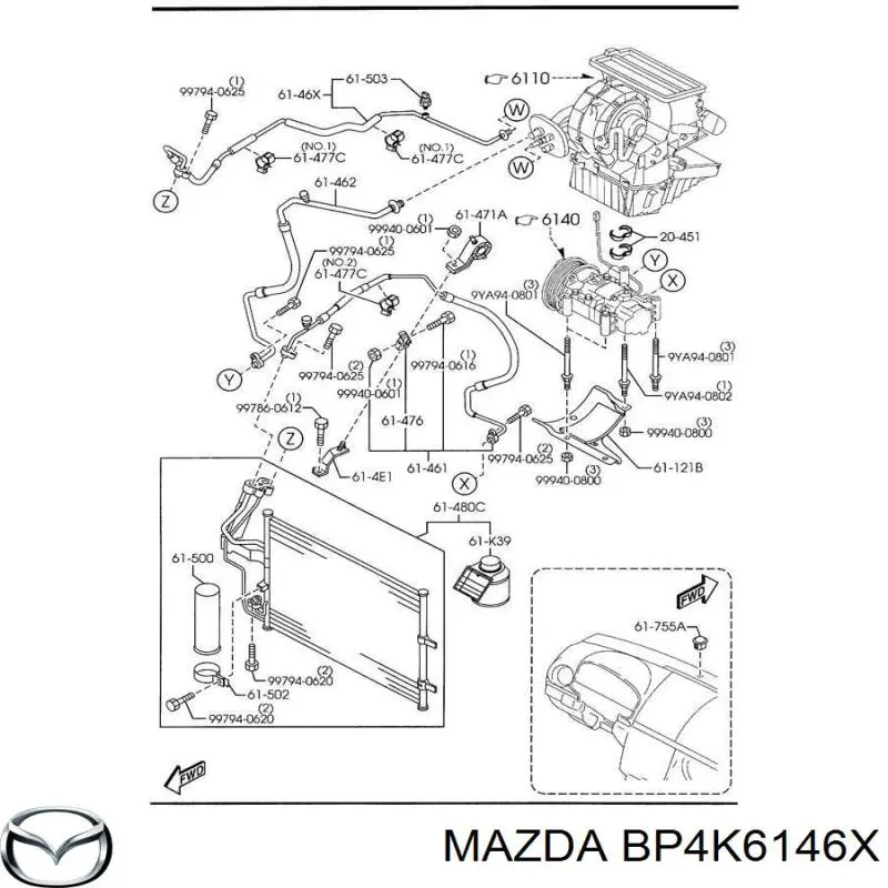 Compre BP4K6146XA Mazda 