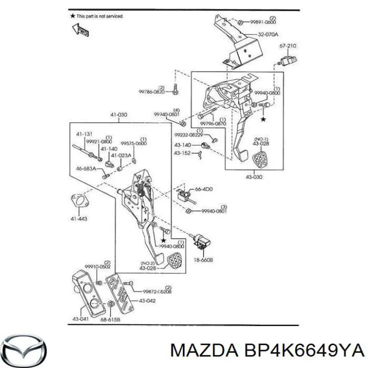 Sensor de ativação de embraiagem Mazda BP4K6649YA preço, a partir de 34,41 USD