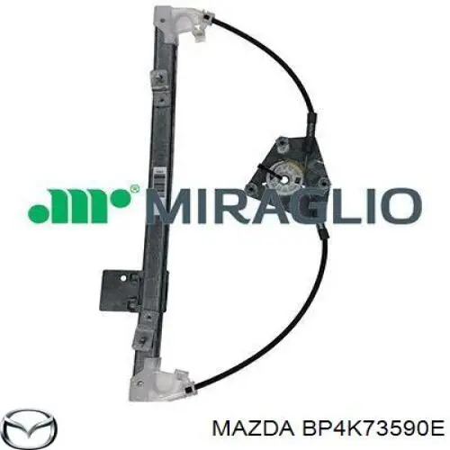 Mecanismo de acionamento de vidro da porta traseira esquerda Mazda BP4K73590E preço, a partir de 69,64 USD