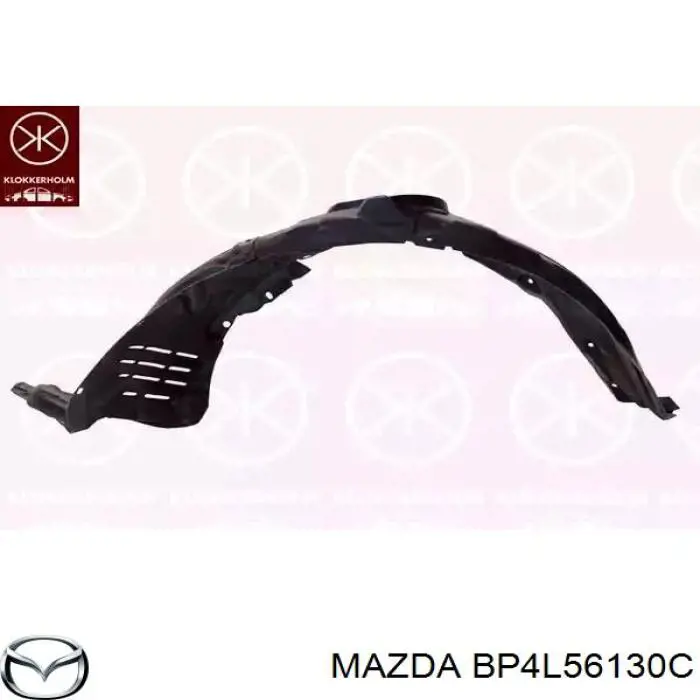Guarda-barras direito do pára-lama dianteiro Mazda BP4L56130D preço, a partir de 27,63 USD