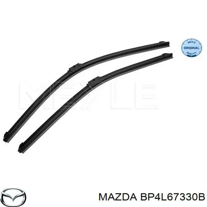 Compre BP4L67330B Mazda Limpa-pára-brisas do pára-brisas, kit de 2 un.