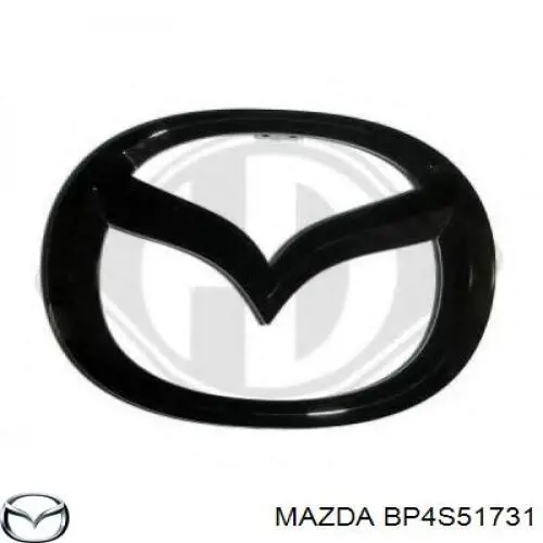 BP4S51731 Mazda Emblema de grelha do radiador