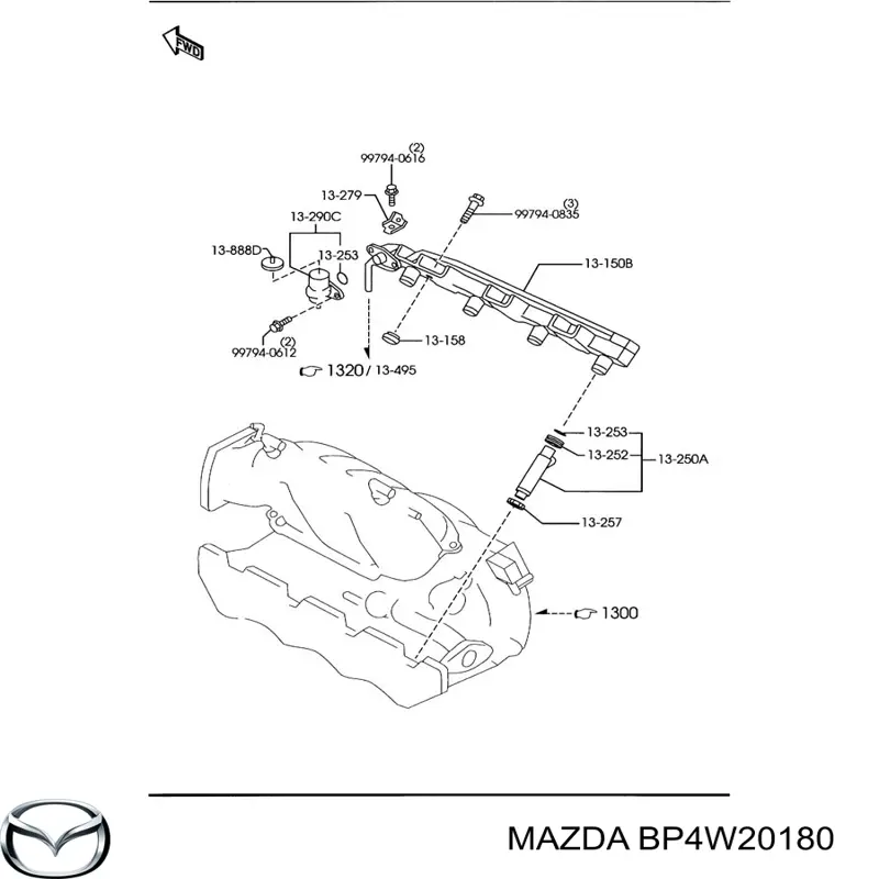 BP4W20180 Mazda 