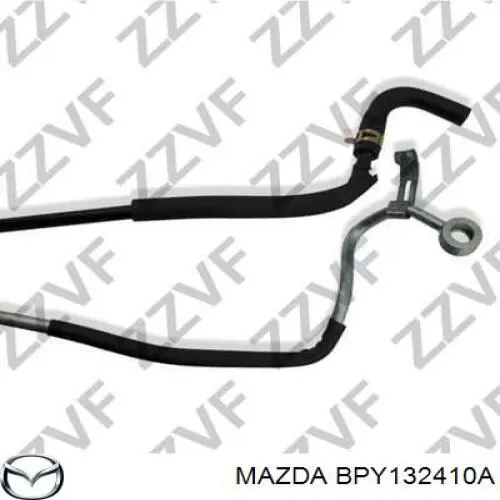 Compre BPY132410A Mazda Mangueira da Direção hidrâulica assistida de pressão alta desde a bomba até a régua (do mecanismo)