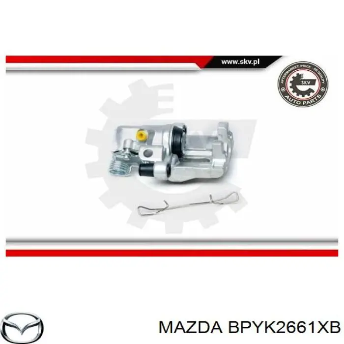 Suporte do freio traseiro direito Mazda BPYK2661XB preço, a partir de 7,80 USD