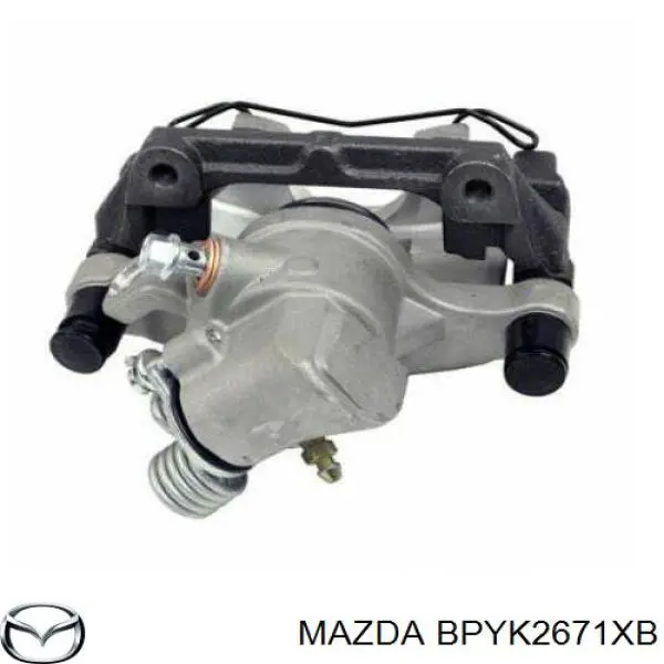 Compre BPYK2671XB Mazda Suporte do freio traseiro esquerdo