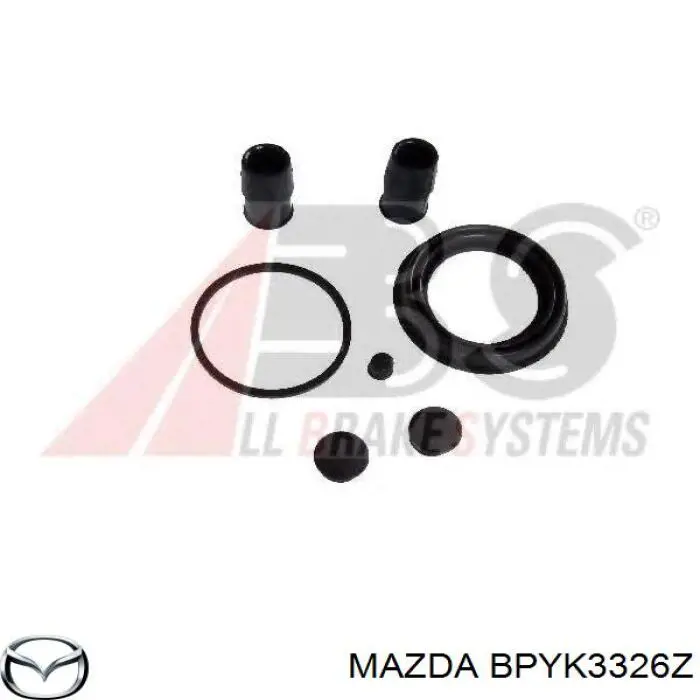 BPYK3326Z Mazda Kit de reparação de suporte do freio dianteiro