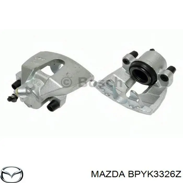 Compre BPYK3326Z Mazda Kit de reparação de suporte do freio dianteiro