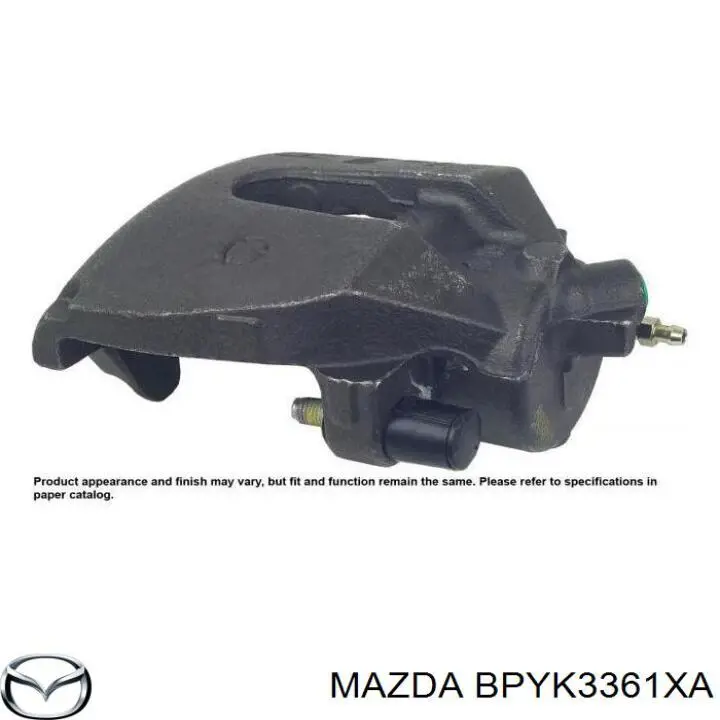 BPYK3361XA Mazda Suporte do freio dianteiro direito