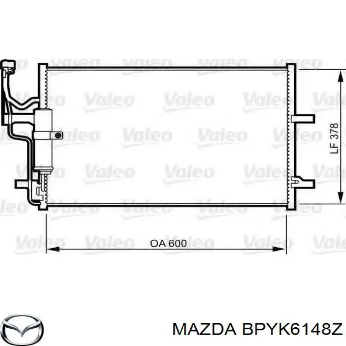 Radiador de aparelho de ar condicionado Mazda BPYK6148Z preço, a partir de 93,64 USD