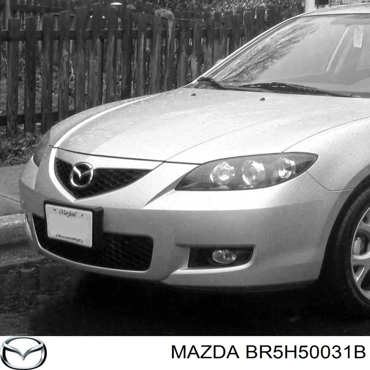 BR5H50031B Mazda Pára-choque dianteiro