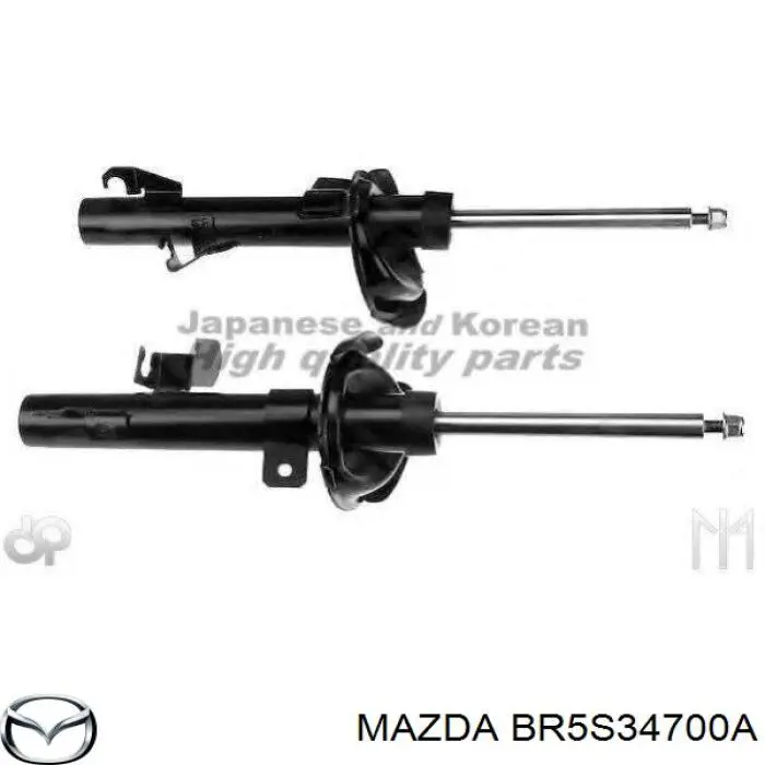 BR5S34700A Mazda Amortecedor dianteiro direito
