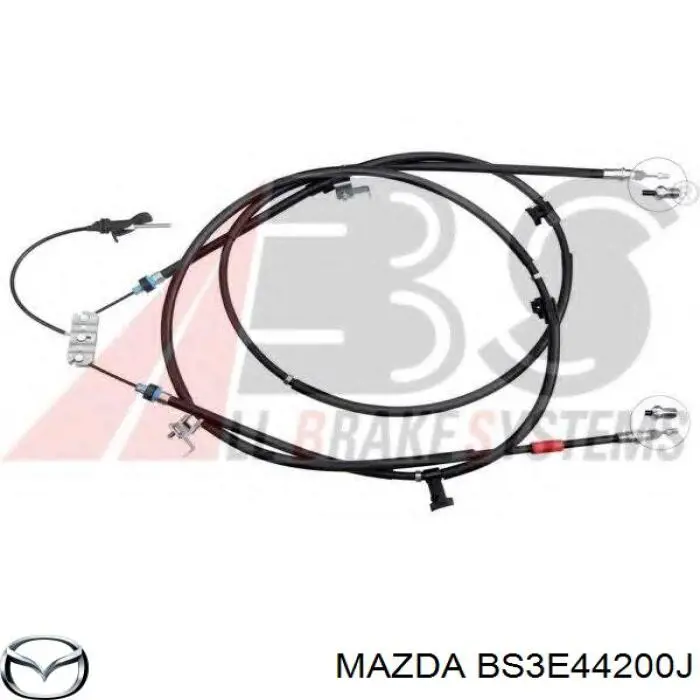 Compre BS3E44200J Mazda Cabo traseiro direito/esquerdo do freio de estacionamento
