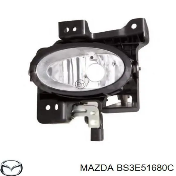 BS3E51680C Mazda Luzes de nevoeiro direitas