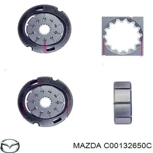 Bomba da Direção hidrâulica assistida MA001R MSG Rebuilding