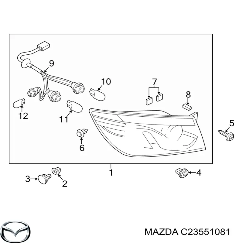  Mazda C23551081 preço, a partir de  
