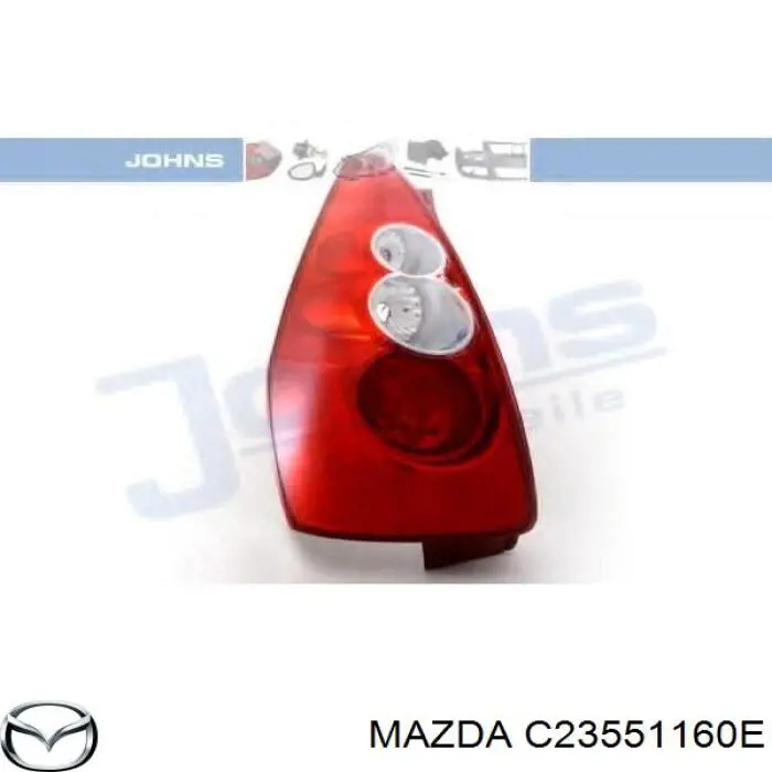 Lanterna traseira esquerda Mazda C23551160E preço, a partir de 83,80 USD
