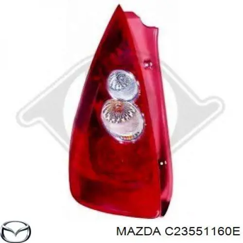 C23551160E Mazda Lanterna traseira esquerda