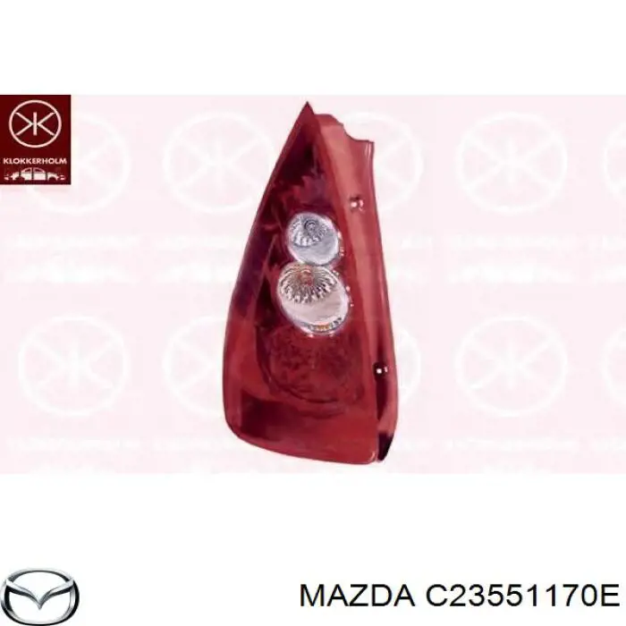 C23551170E Mazda Lanterna traseira direita