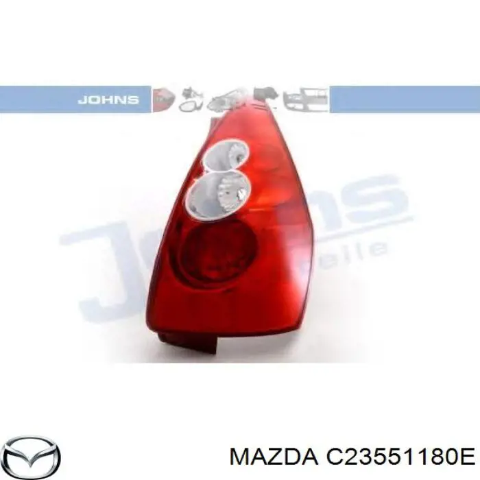 C23551180E Mazda Lanterna traseira esquerda