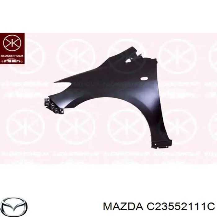 Pára-lama dianteiro direito Mazda C23552111C preço, a partir de 132,80 USD