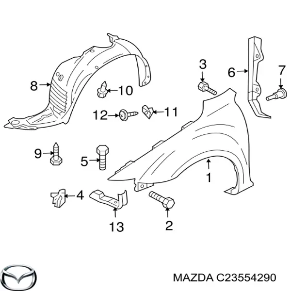 Mazda C23554290 preço, a partir de 31,68 USD
