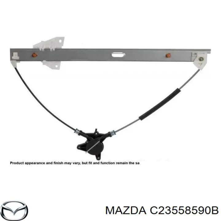 C23558590B Mazda Mecanismo de acionamento de vidro da porta dianteira direita