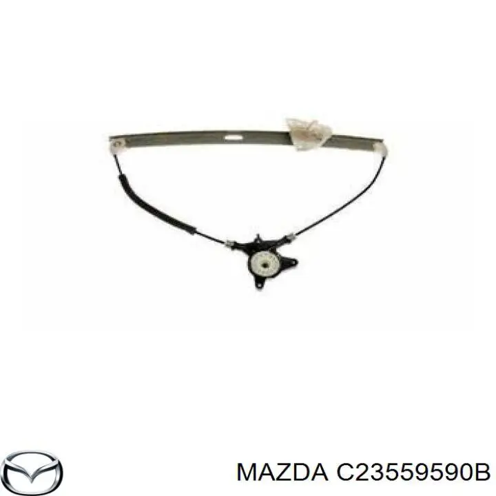 C23559590B Mazda Mecanismo de acionamento de vidro da porta dianteira esquerda