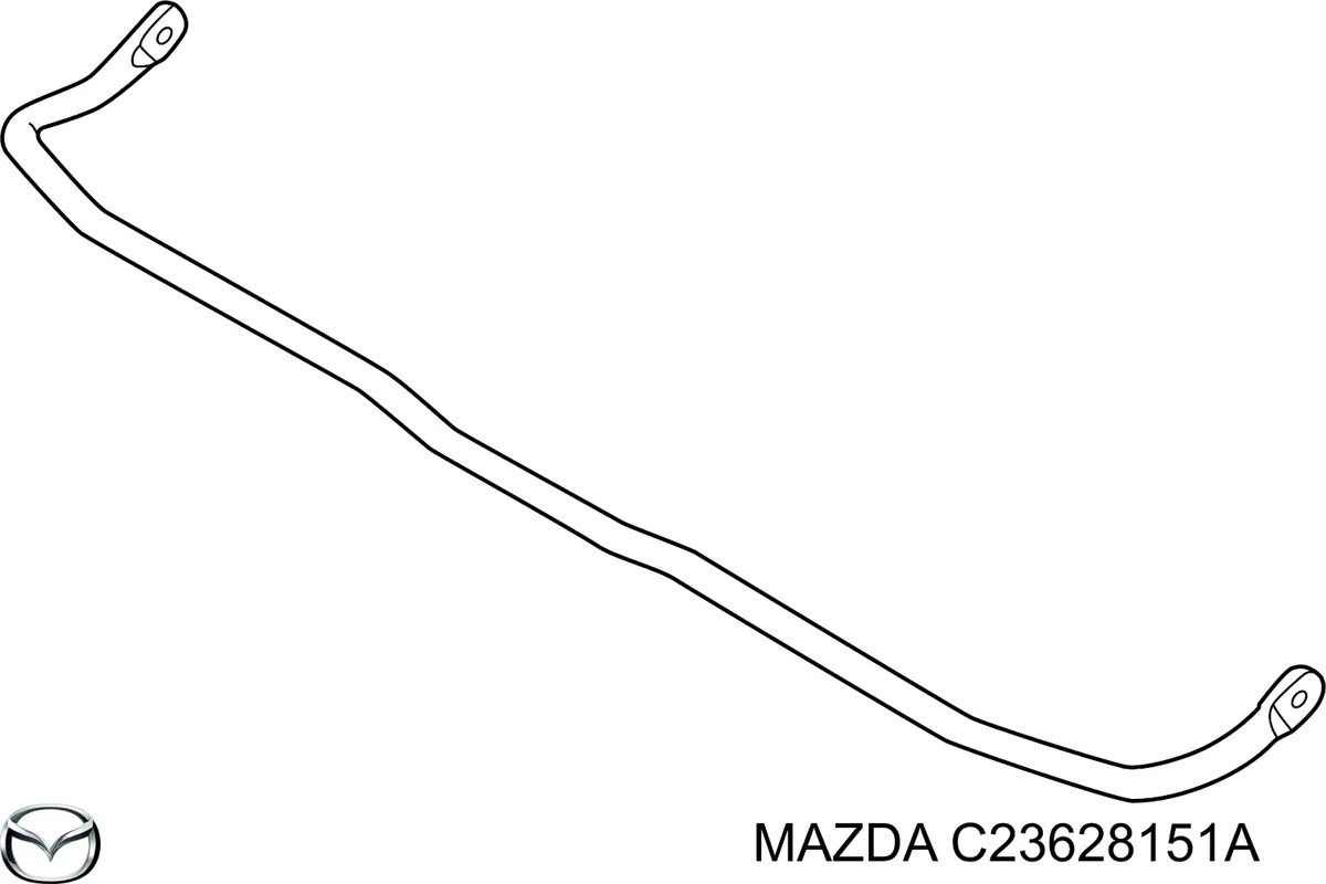 C23628151A Mazda Estabilizador traseiro