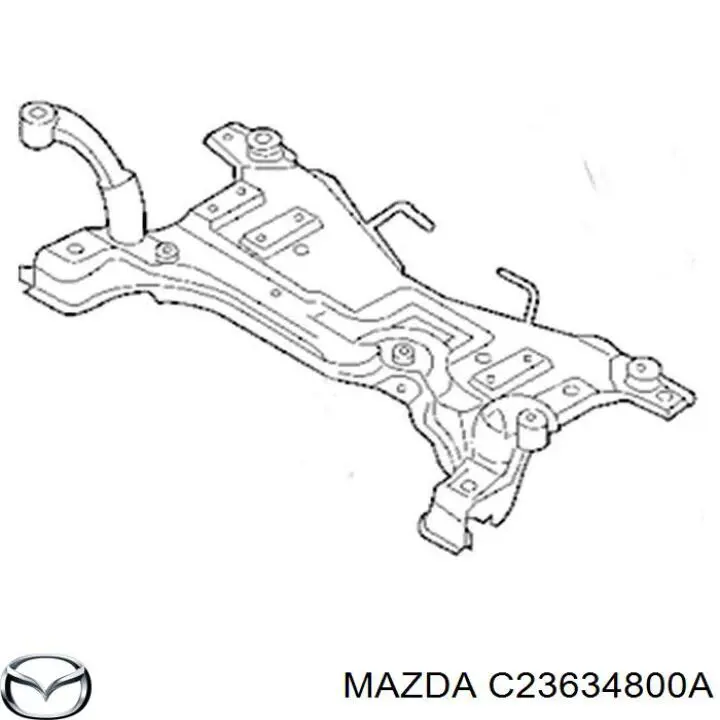 Viga de suspensão dianteira (plataforma veicular) Mazda C23634800A preço, a partir de 277,41 USD