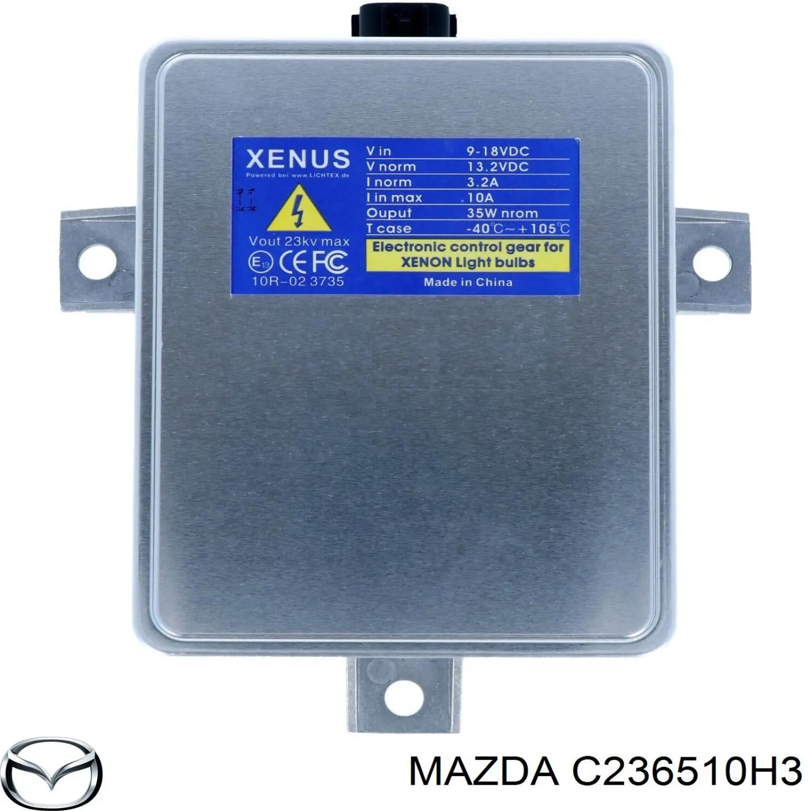 C236510H3 Mazda Unidade de encendido (xénon)