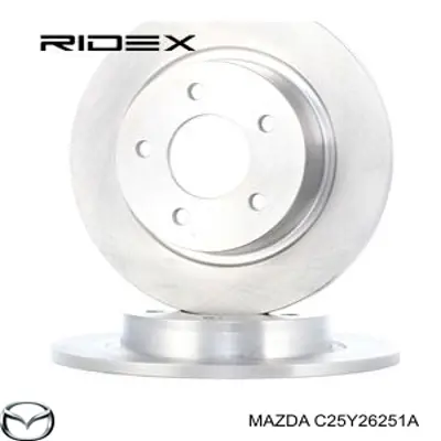C25Y26251A Mazda Disco do freio traseiro