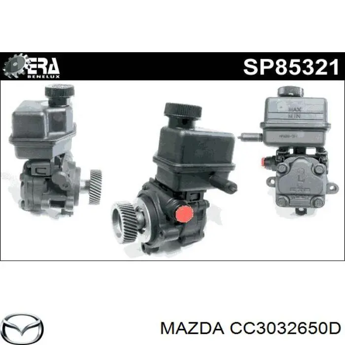 CC3032650D Mazda Bomba da Direção hidrâulica assistida