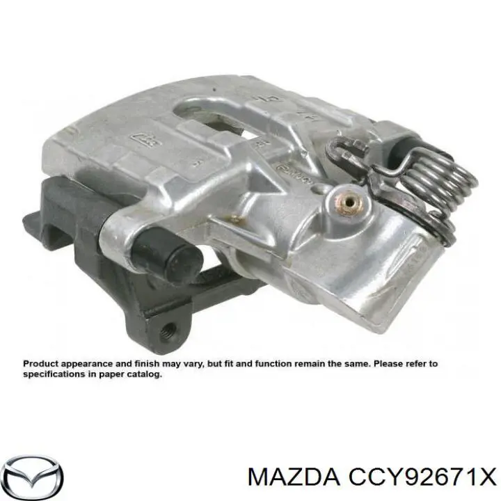 CCY92671X Mazda Suporte do freio traseiro esquerdo