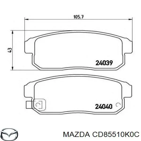 Luz direita Mazda CD85510K0C preço, a partir de 182,17 USD