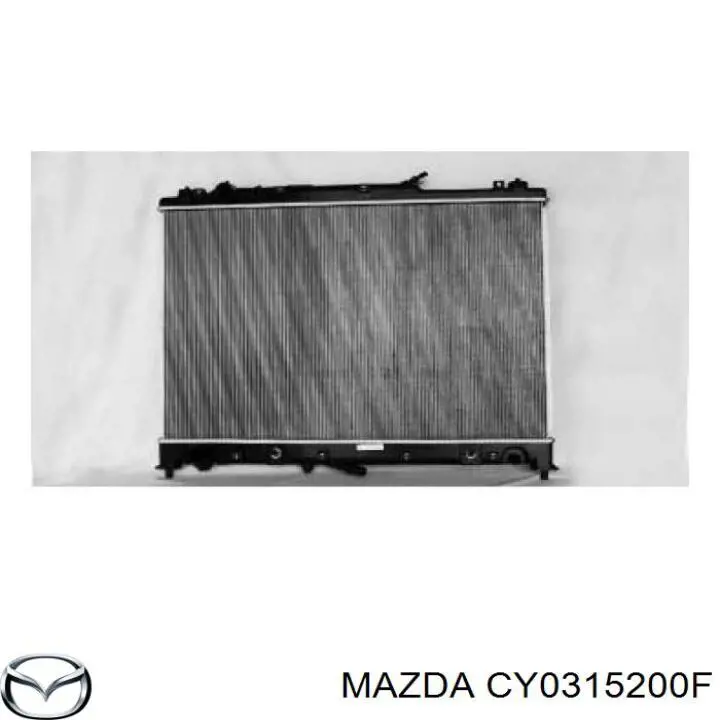 CY0315200F Mazda Radiador de esfriamento de motor