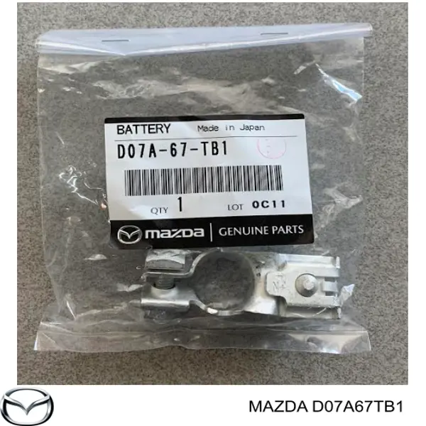 D07A67TB1 Mazda Borne de bateria recarregável (PILHA)
