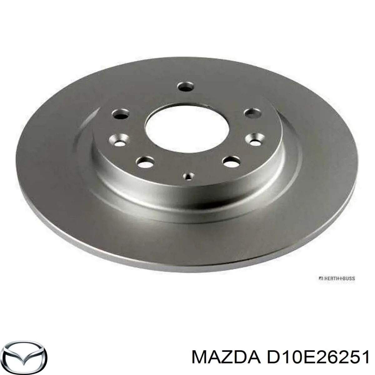 Disco do freio traseiro D10E26251 Mazda