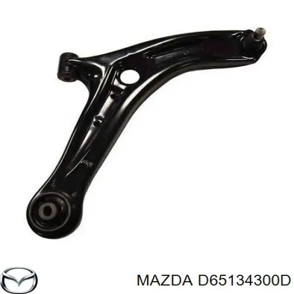 Compre D65134300D Mazda Braço oscilante inferior direito de suspensão dianteira